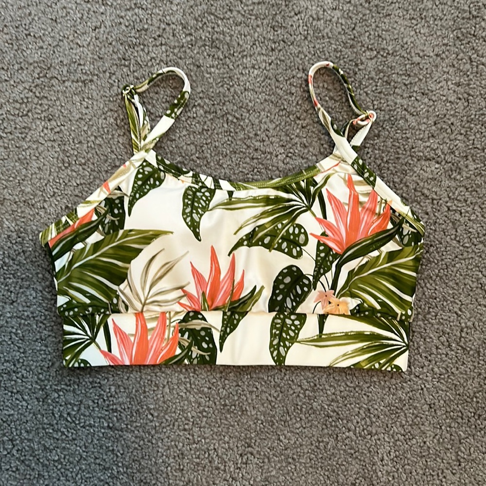 NWOT Lime Ricki Tropical Bralette M